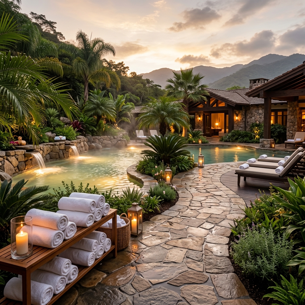 Resort spa and thermal bath